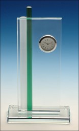 Zeige Details für Kristallglas-Award Colour Column mit Quartz-Uhr Bild von Kristallglas-Award Colour Column mit Quartz-Uhr