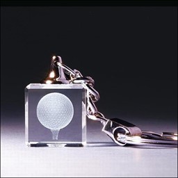 Zeige Details für Schlüsselanhänger Golfball 3D-Glas mit raffiniertem Textur-Effekt ! Bild von Schlüsselanhänger Golfball 3D-Glas mit raffiniertem Textur-Effekt !