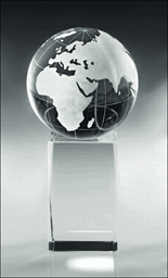 Zeige Details für Globe-Crystal-Base-Award Bild von Globe-Crystal-Base-Award