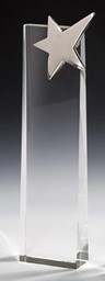 Zeige Details für Silver Star Crystal Tower Award Bild von Silver Star Crystal Tower Award