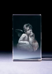 Zeige Details für Schutzengel in 3D-Glas mit edlem Textur-Effekt ! Bild von Schutzengel in 3D-Glas mit edlem Textur-Effekt !