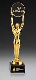 Zeige Details für Champions Award in 18-k-Goldoptik glanzlackiert und veredelt  Black Marble Base Bild von Champions Award in 18-k-Goldoptik glanzlackiert und veredelt  Black Marble Base