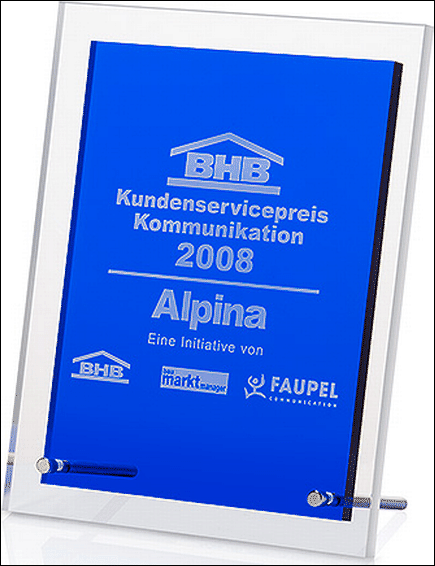 Bild von Blue Angular Award