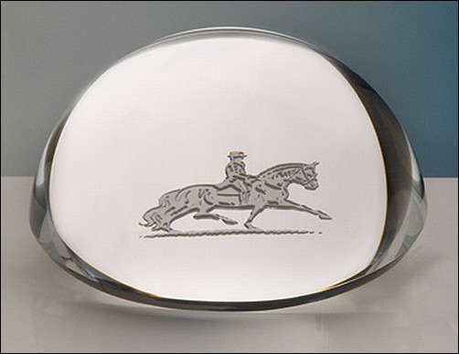 Bild von Crystal Paperweight Award, Briefbeschwerer gravierbar