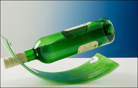 Bild von Weinschaukel aus Kristallglas GOLF