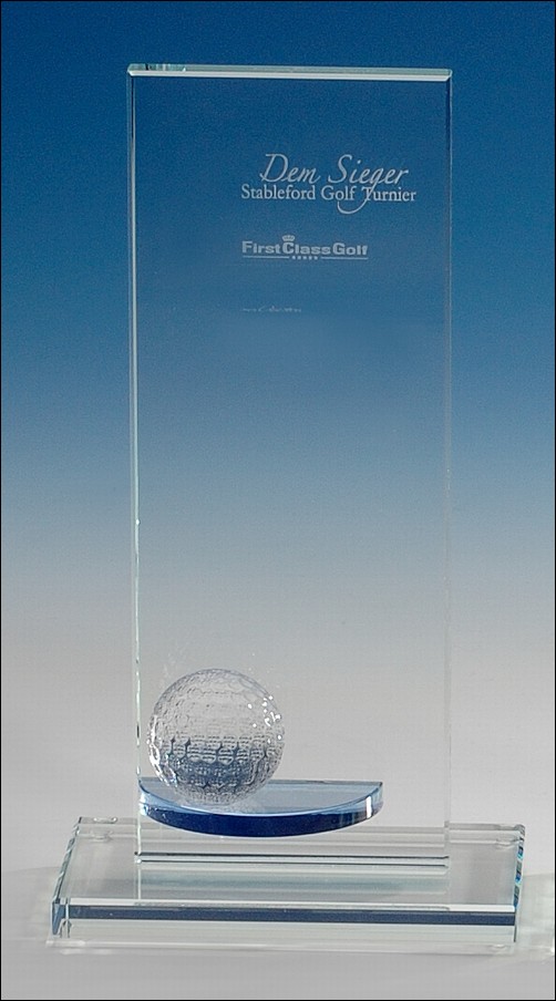Bild von Golf Crystal Cup Award, in 3 Größen und Farben