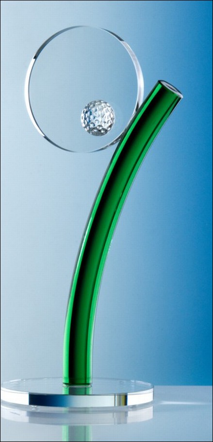 Bild von Golf Green Crystal-Drive Award in 3 Größen