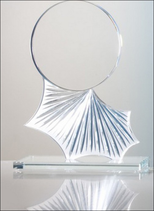 Bild von Crystal Sphere Award handgefertigt, in 3 Größen