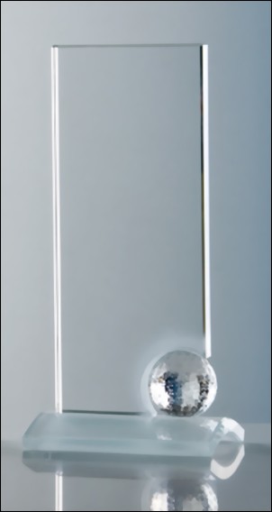 Bild von Crystal Golf Satin Award, in 3 Größen