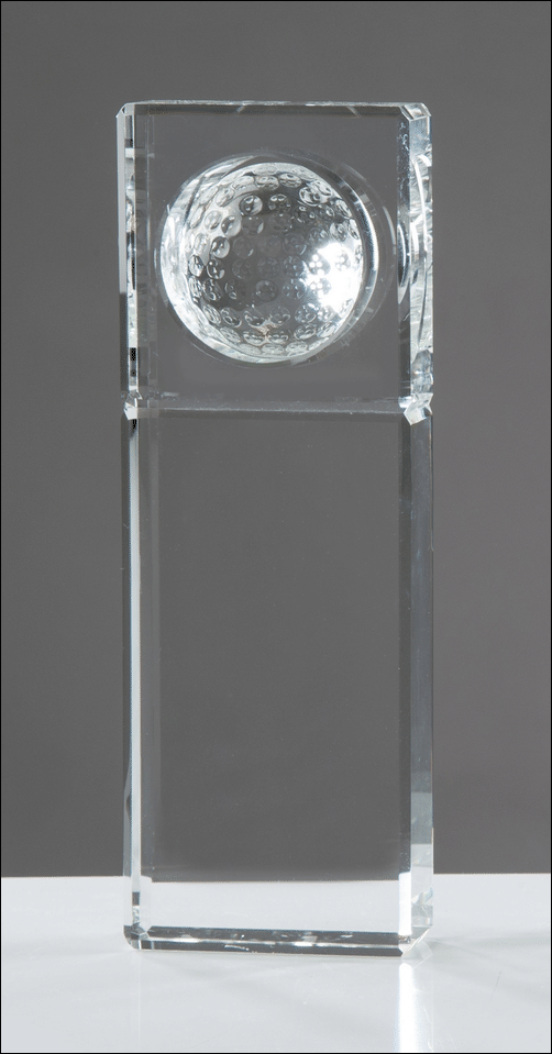 Jb007 Glas Golfball Uhr Größe 7.5 cm Gratis Gravur 
