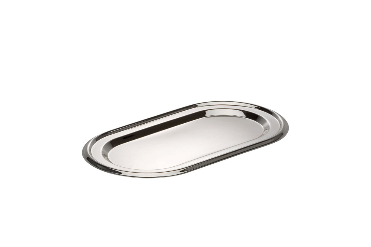 Bild von Tablett OVAL, versilbert, PREISGÜNSTIG !