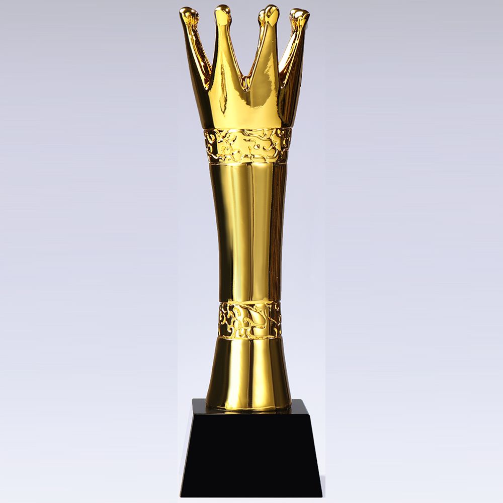 Bild von Pokal Krone-Award goldfarben