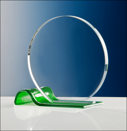 Bild von Crystal CircleFlow Award in 3 Größen