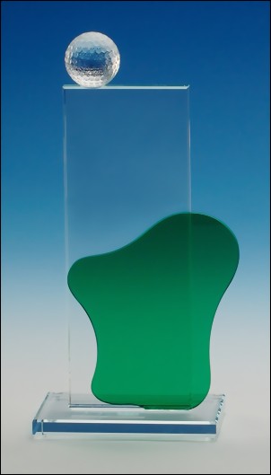 Bild von Golf Crystal Green Award in 3 Größen